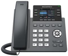 Grandstream GRP2613 Telefon VoIP, 3x SIP, barvni osvetljeni 2,8" zaslon, 2x Gbps RJ45, PoE
