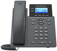 Grandstream GRP2602G Telefon VoIP, 4x SIP, grafično osvetljen 2,21" zaslon, 2x Gbps RJ45, PoE
