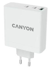 Canyon Hitri omrežni polnilnik GaN, H-140 (140 W), vhod 100-240 V, izhod USB-C1/C2 5-20 V, USB-A 1/A2 4,5-20 V