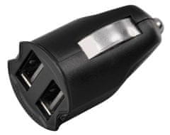 Hama avtomobilski polnilec Dual Piccolino/ 2x USB/ 12V-24V/ 2100 mA/ črn