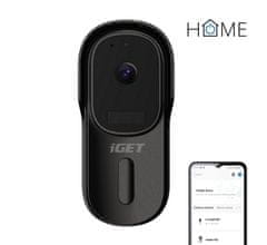 iGET HOME Doorbell DS1 Black - Inteligentni video zvonec na baterije