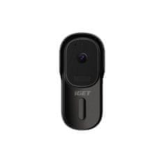 iGET HOME Doorbell DS1 Black - Inteligentni video zvonec na baterije