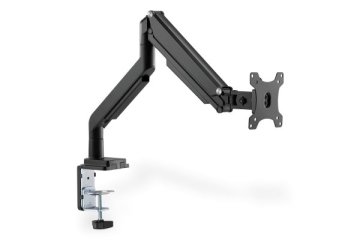 Digitus univerzalni nosilec za monitor z eno plinsko vzmetjo 15-32", največ 9 kg, črna VESA: 75 x 75, 100 x 100