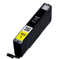 OEM Črnilo CLI-551Y XL združljivo rumeno za Canon (13ml)
