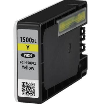 OEM Črnilo PGI-1500Y XL združljivo rumeno za Canon (17ml)