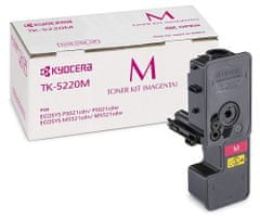 Kyocera toner TK-5220M/ 1 200 A4/ vijolična/ za M5521cdn/ cdw, P5021cdn/cdw