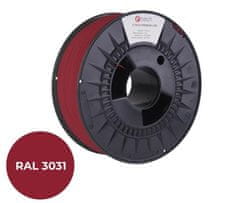 C-Tech tiskarska struna PREMIUM LINE ( filament ), ABS, orientalsko rdeča, RAL3031, 1,75mm, 1kg