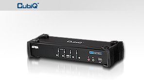 Aten KVM stikalo CS-1764A DVI, 4PC, 2xUSB hub, Audio