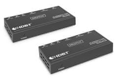Digitus DS-55520 4K HDBaseT extender kit, 70 m PoC, RS232, IR, črna