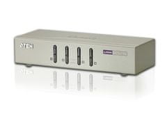 Aten KVM stikalo CS-74U USB 4PC audio, vključno s kabli 1,2 m