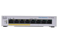 Cisco CBS110 Neupravljan 8-portni GE, delni PoE, namizni, Ext PS