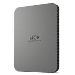 LaCie HDD zunanji mobilni disk (2,5'/4TB/ USB 3.1 TYPE C), siv