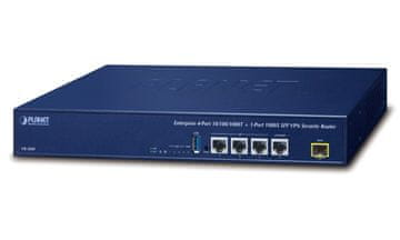 Planet VR-300F Usmerjevalnik/žarni zid VPN/VLAN/QoS/HA/AP, 2xWAN(SD-WAN), 3xLAN, 1xSFP