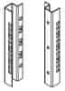EvoLine 12U zadnja vertikalna vodila (komplet 2) za 19" stenske omare 12U