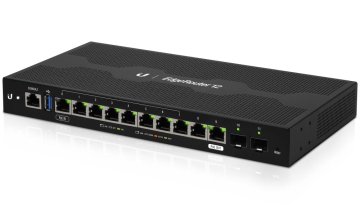 Ubiquiti EdgeRouter 12 - 10x Gbit RJ45 port, 2x SFP port, 1x PoE In, 1x PoE Out 24V