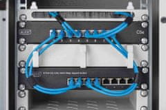 Digitus 10-palčni 8 vratni gigabitni Ethernet PoE + stikalo, L2 + upravljanje