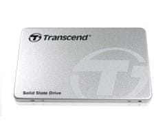 Transcend SSD370S 128 GB SSD 2,5'' SATA III 6 Gb/s, MLC, aluminijasto ohišje, 560 MB/s R, 460 MB/s W, srebrna
