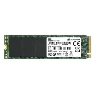Transcend TS2TMTE115S 2TB, M.2 2280,PCIe Gen3x4, NVMe, TLC, brez DRAM-a