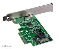 Akasa PCIe kartica USB 3.2 Gen 2x2 notranji priključek