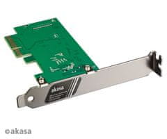 Akasa PCIe kartica USB 3.2 Gen 2x2 notranji priključek