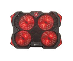 C-Tech Zephyros (GCP-01R), hladilna podloga, priložnostno igranje iger, 17,3", rdeča osvetlitev, nadzor hitrosti