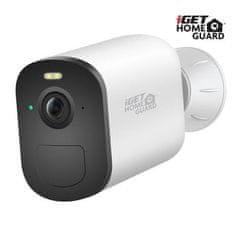 iGET HOMEGUARD SmartCam Plus HGWBC356 - Brezžična avtonomna baterijska kamera IP 2K za zunanjo/notranjo uporabo