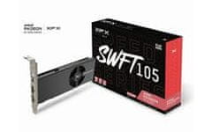 XFX AMD Radeon RX-6400 Speedster SWIFT 4GB GDDR6 64bit, 2321MHz / 16Gbps, 1x DP, 1x HDMI, 1 reža, 1 ventilator