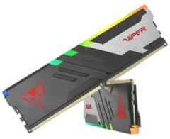 Patriot Viper Venom/DDR5/32GB/6000MHz/CL36/2x16GB/RGB/Black/Silv