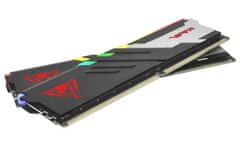 Patriot Viper Venom/DDR5/32GB/5600MHz/CL36/2x16GB/RGB/Black/Silv