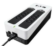 Eaton UPS 3S 550 IEC, off-line, stolp, 550VA/330W, 8x izhod IEC C13, USB, brez ventilatorja