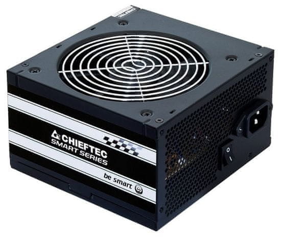 Chieftec napajalnik GPS-600A8 600W, 12cm ventilator, act.PFC, napajalni kabel