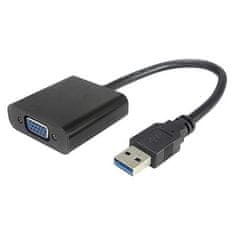 PremiumCord Adapter USB 3.0 na VGA, FULL HD 1080p
