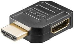 PremiumCord HDMI adapter19pin, F/M, 90° desno