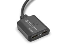 PremiumCord HDMI 2.0 Mini razdelilnik 1-2 Pigtail 4Kx2K@60Hz HDCP2.2 Downscaler
