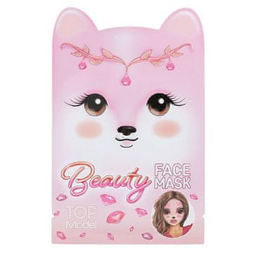 Top Model Obličejová maska , Růžová, Liška