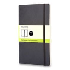 Moleskine Beležnica - mehke platnice S, prozorna, črna