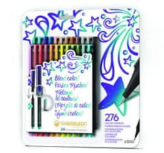 Komplet finalnih svinčnikov Chameleon - podrobni markerji, 12 dizajnerskih odtenkov