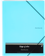 Karton P+P KARTON P+P Pastelna mapa z elastičnim trakomA4 modra