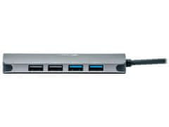 I-TEC priklopna postaja USB-C Metal Nano/ 2x USB 3.2/ 2x USB 2.0/ 2x HDMI/ LAN/ Power Delivery 100W