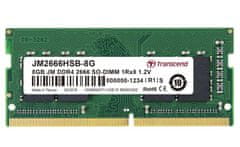 Transcend Memory 8GB (JetRam) SODIMM DDR4 2666 1Rx8 CL19