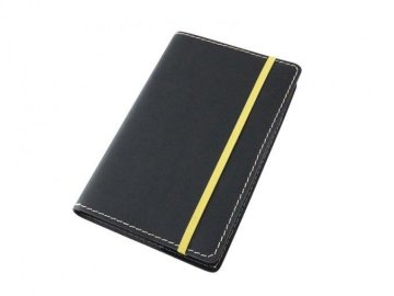 Moleskine Usnjeni ovitek dnevnika L 21 x 13 cm - gladko črno usnje