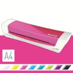 Leitz iLAM Home Office laminator A4, topel, WOW roza