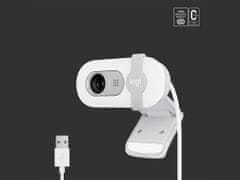 Logitech Brio 100 spletna kamera, USB, bela
