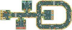 Djeco Floor Contour Puzzle Road 21 kosov