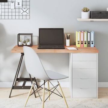 Vidaxl vidaXL Mizna plošča svetlo rjave barve 120x60x(2-4) cm masiven hrastov les