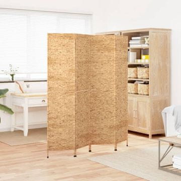 Vidaxl vidaXL 4-delni paravan 163x180 cm vodni hijacint