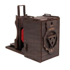 JollyLook Vnaprej sestavljena lesena Pinhole instant mini film kamera (temen les) JLK011
