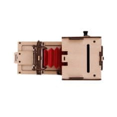 JollyLook Vnaprej sestavljena lesena Pinhole instant mini film kamera (naravni les) JLK012