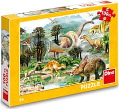 Dino Puzzle Dinozavri XL 100 kosov