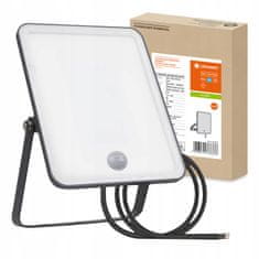 LEDVANCE Reflektor LED svetilka 30W 2700lm 4000K Nevtralno bela IP65 črna s senzorjem gibanja ESSENTIAL SENSOR